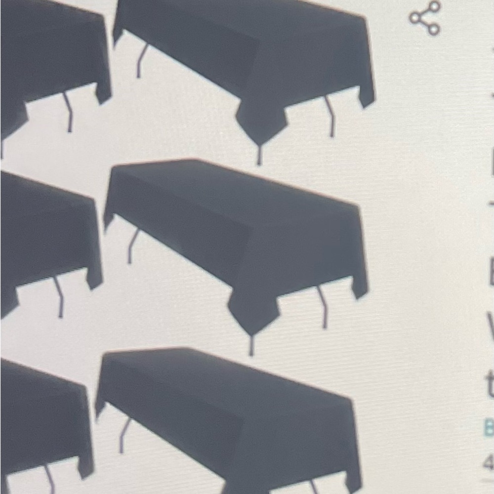Black Tablecloth